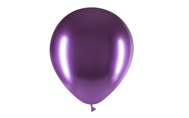 50st Lila Chrome Ballonger 12"/30cm