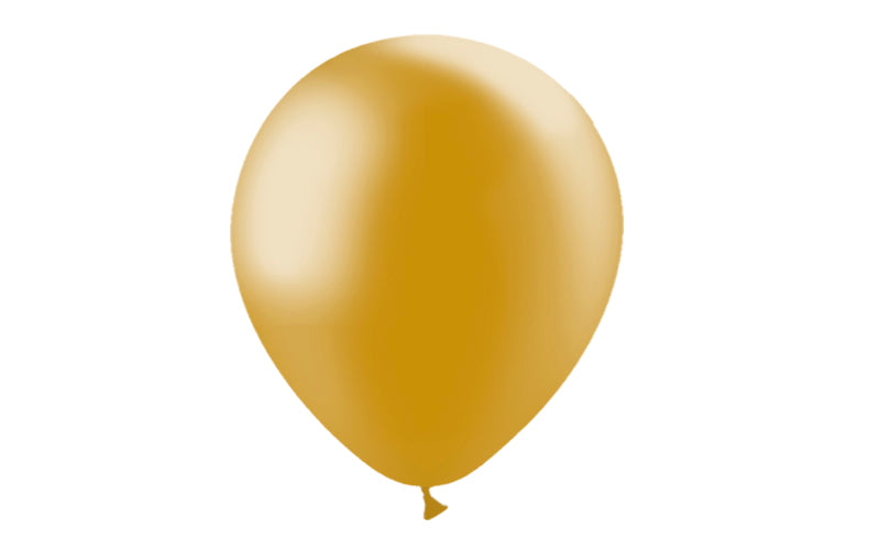 100st Guld Metallic Ballonger 12" / 30cm