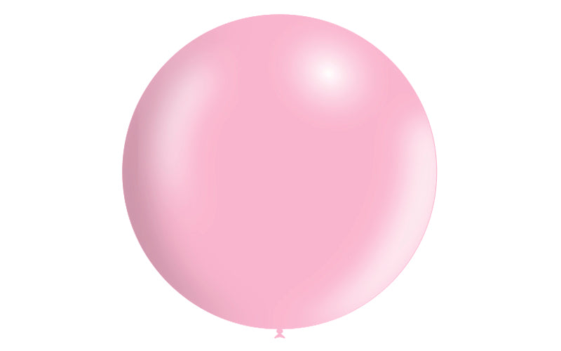 2st LjusRosa Metallic Ballonger 3ft / 90cm