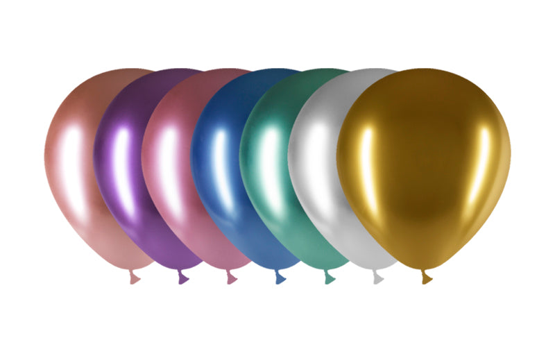 100st Blandade Brilliant Ballonger 5" / 14cm