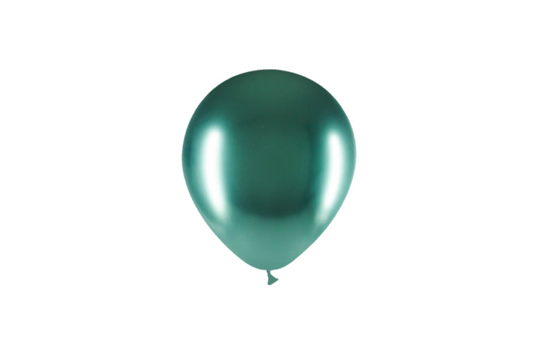 100st Gröna Brilliant Ballonger 5" / 14cm