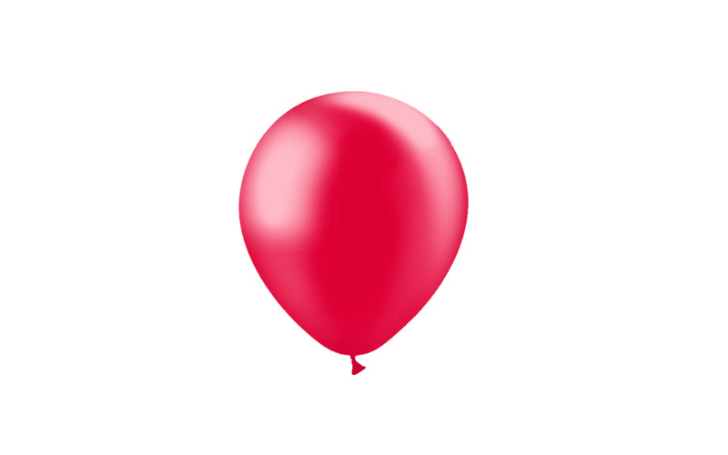 100st Röd Metallic Ballonger 5" / 14cm