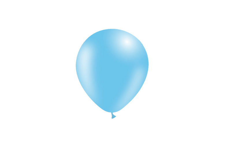 100st LjusBlåa Ballonger 5" / 14cm