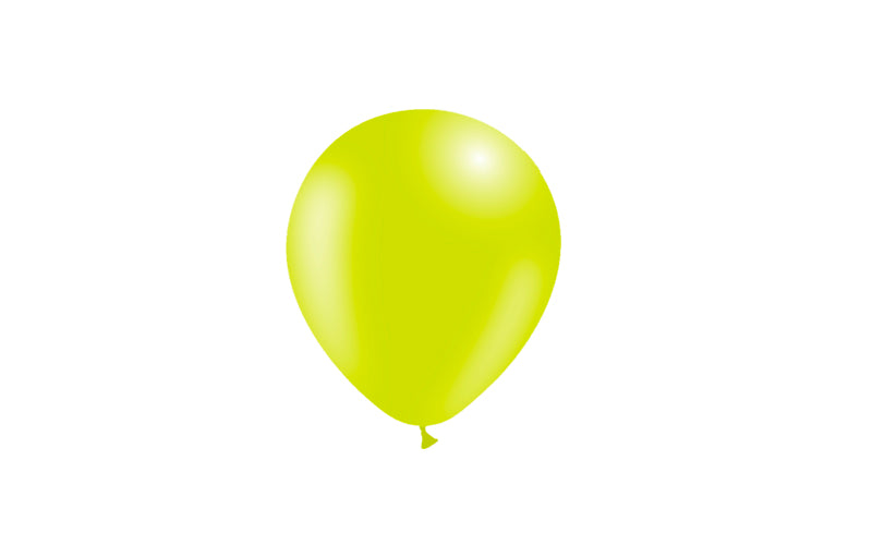 100st LimeGröna Ballonger 5" / 14cm