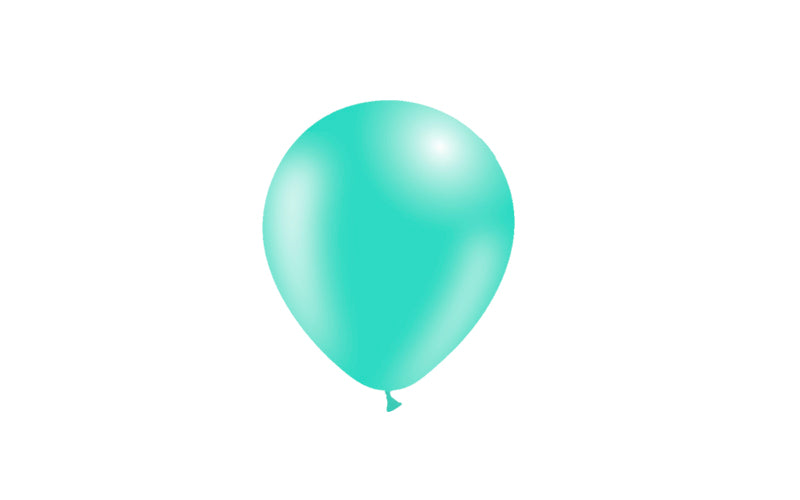 100st MintGröna Ballonger 5" / 14cm