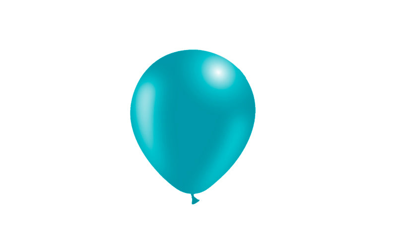 100st Turkosa Ballonger 5" / 14cm