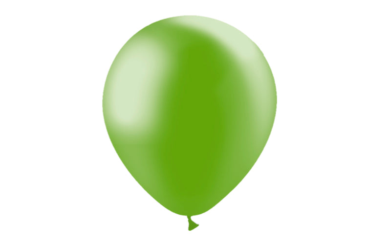 100st Grön Metallic Ballonger 12"/30cm