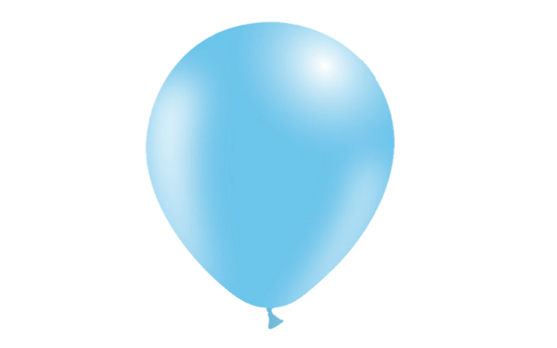 100st LjusBlåa Ballonger 12"/30cm