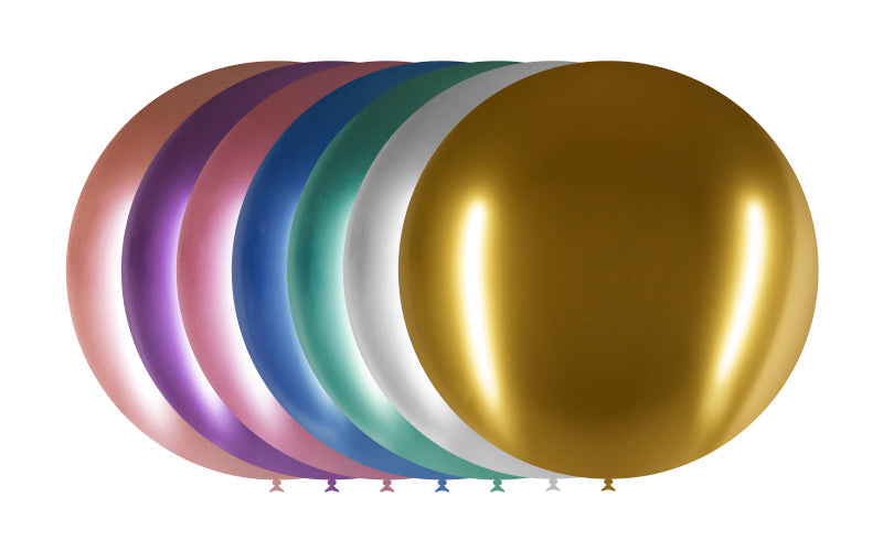 7st Blandade Brilliant Ballonger 2ft / 60cm