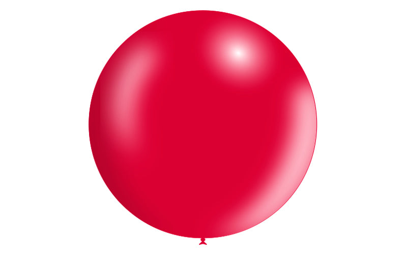 2st Röd Metallic Ballonger 3ft / 90cm