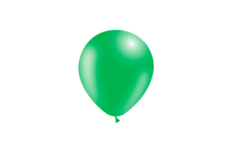 100st Gröna Ballonger 5" / 14cm
