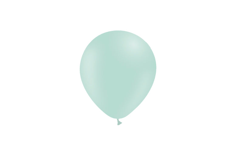 100st Gröna Pastell Ballonger 5" / 14cm